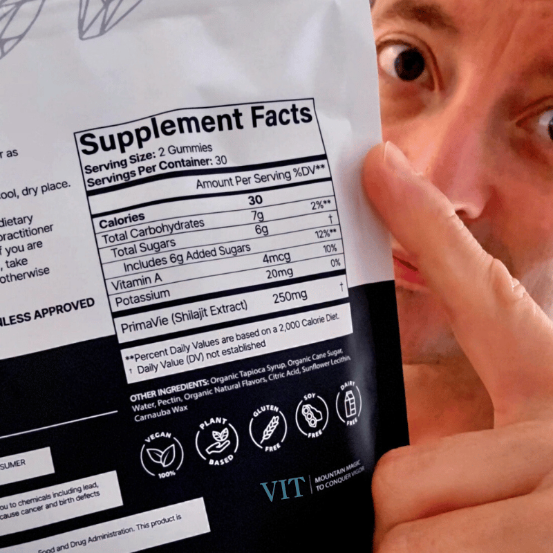 VITALISENCE® 100% ORIGINAL HIMALAYAN SHILAJIT DAILY GUMMIES