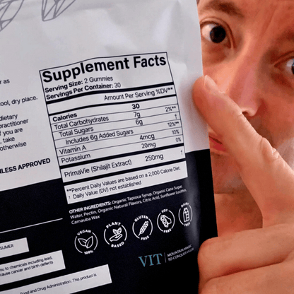 VITALISENCE® 100% ORIGINAL HIMALAYAN SHILAJIT DAILY GUMMIES